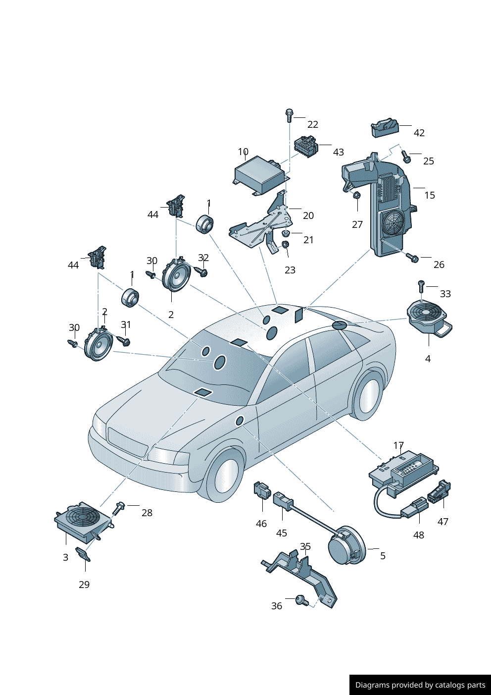 Car part diagram