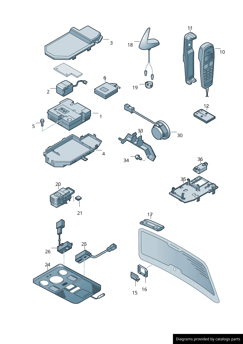 Car part diagram