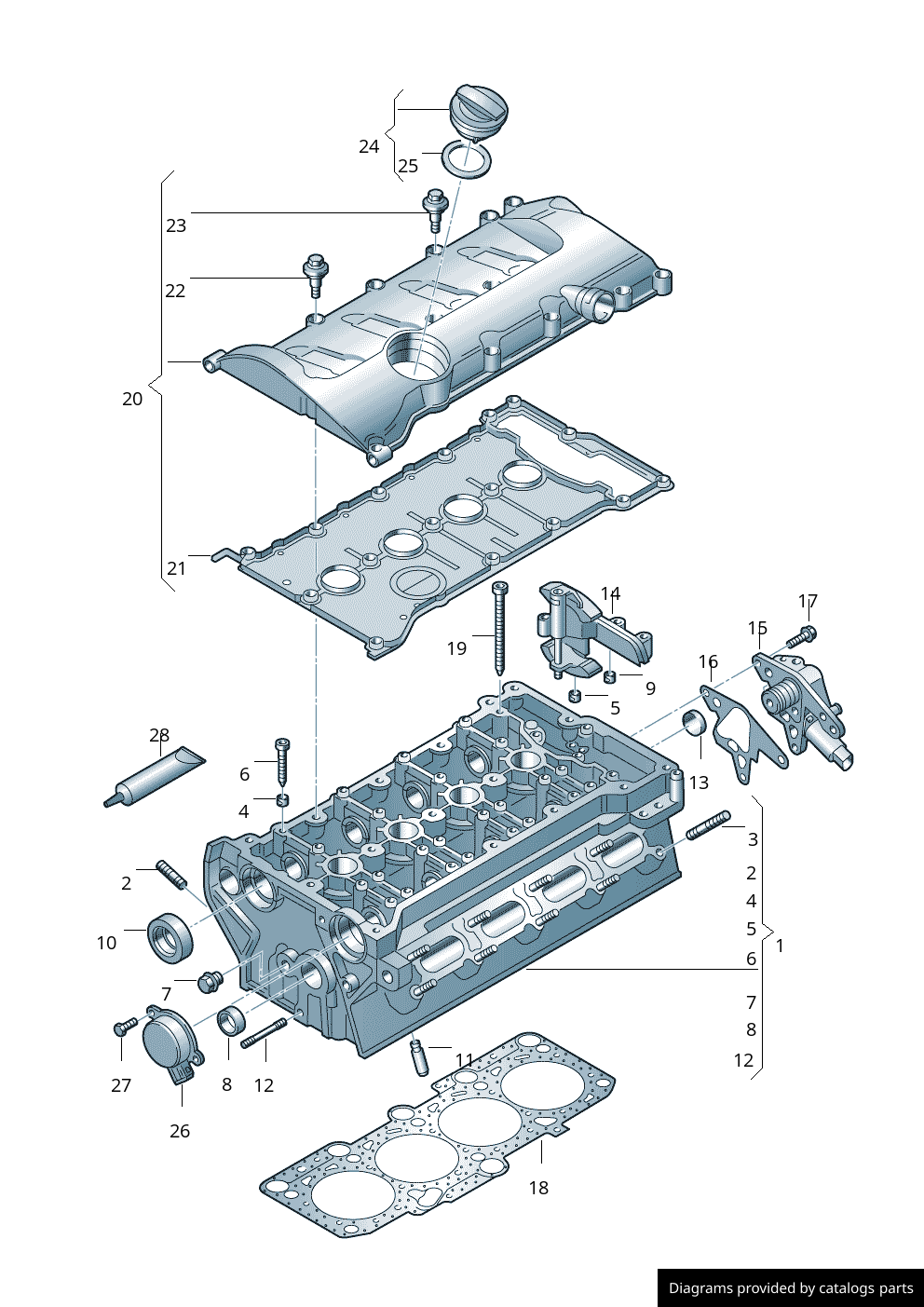 Car part diagram