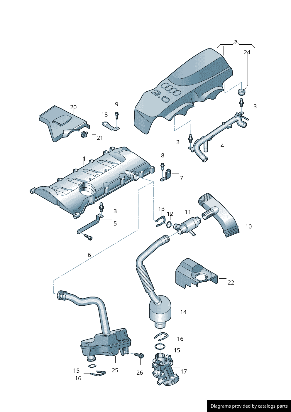Car part diagram