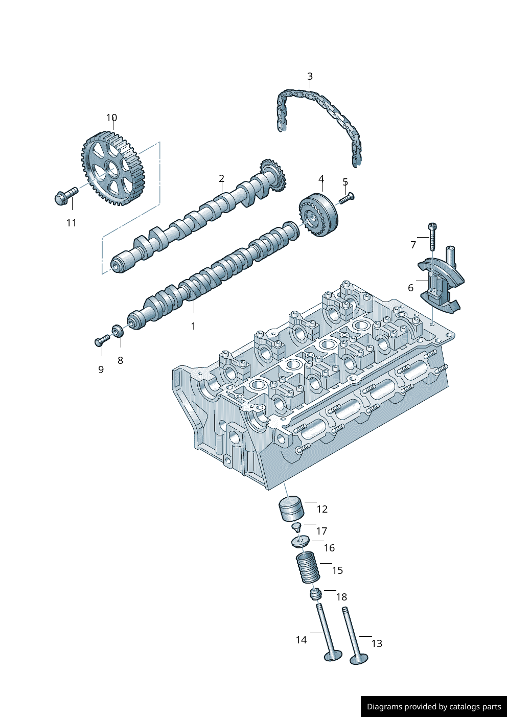 Car part diagram
