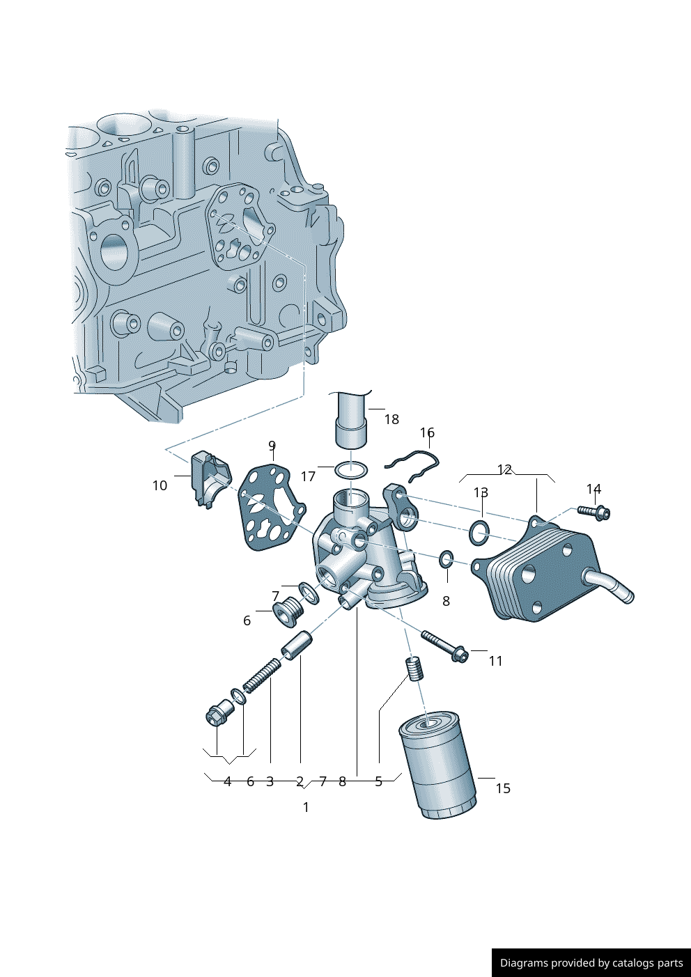 Car part diagram