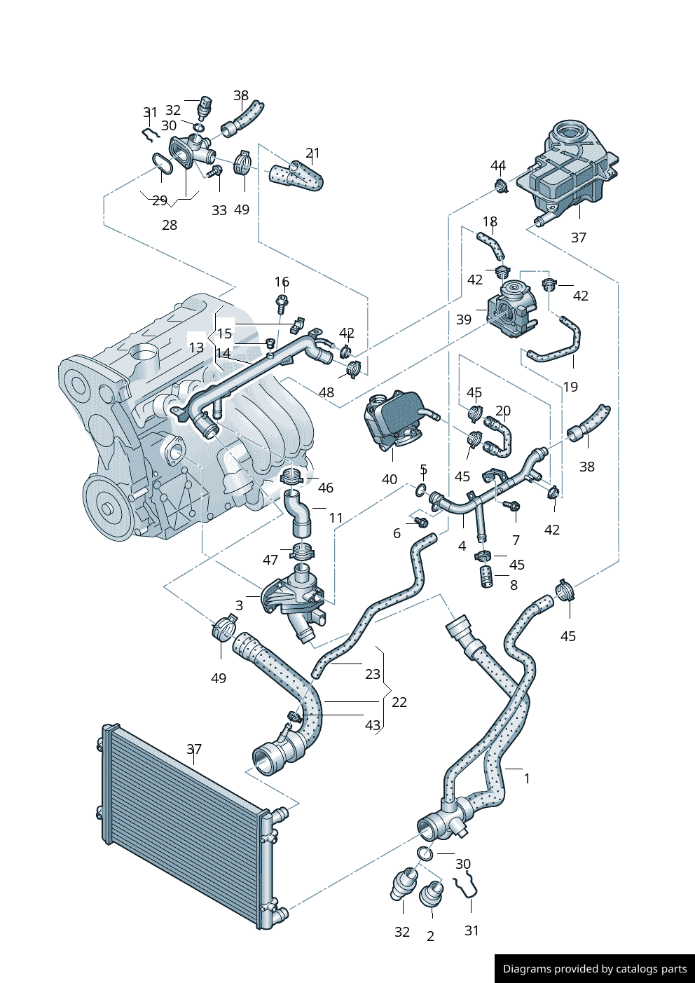 Car part diagram