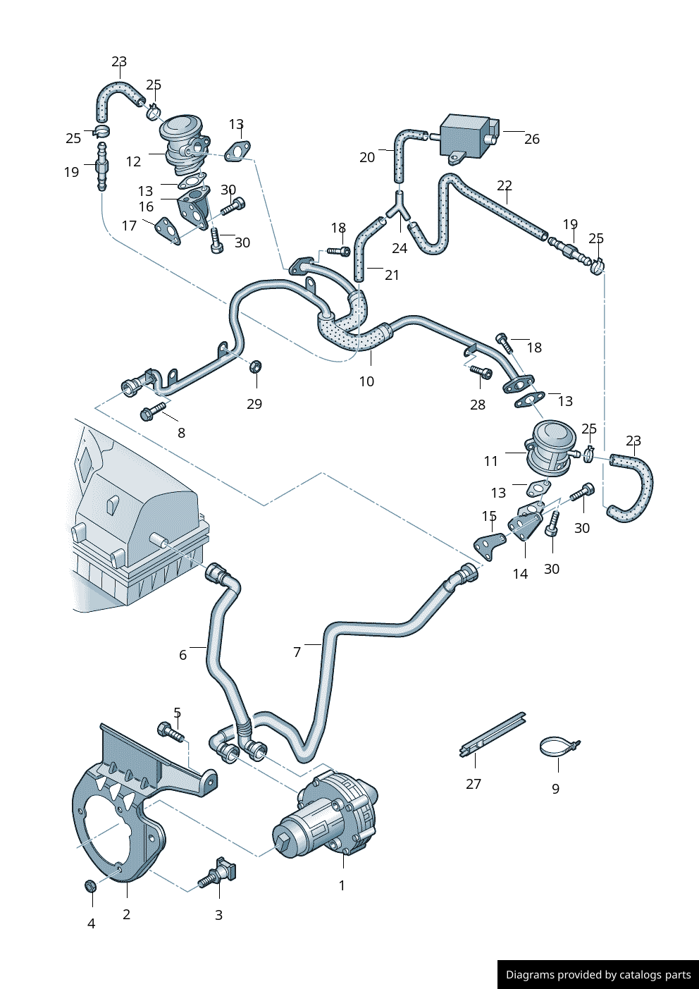 Car part diagram