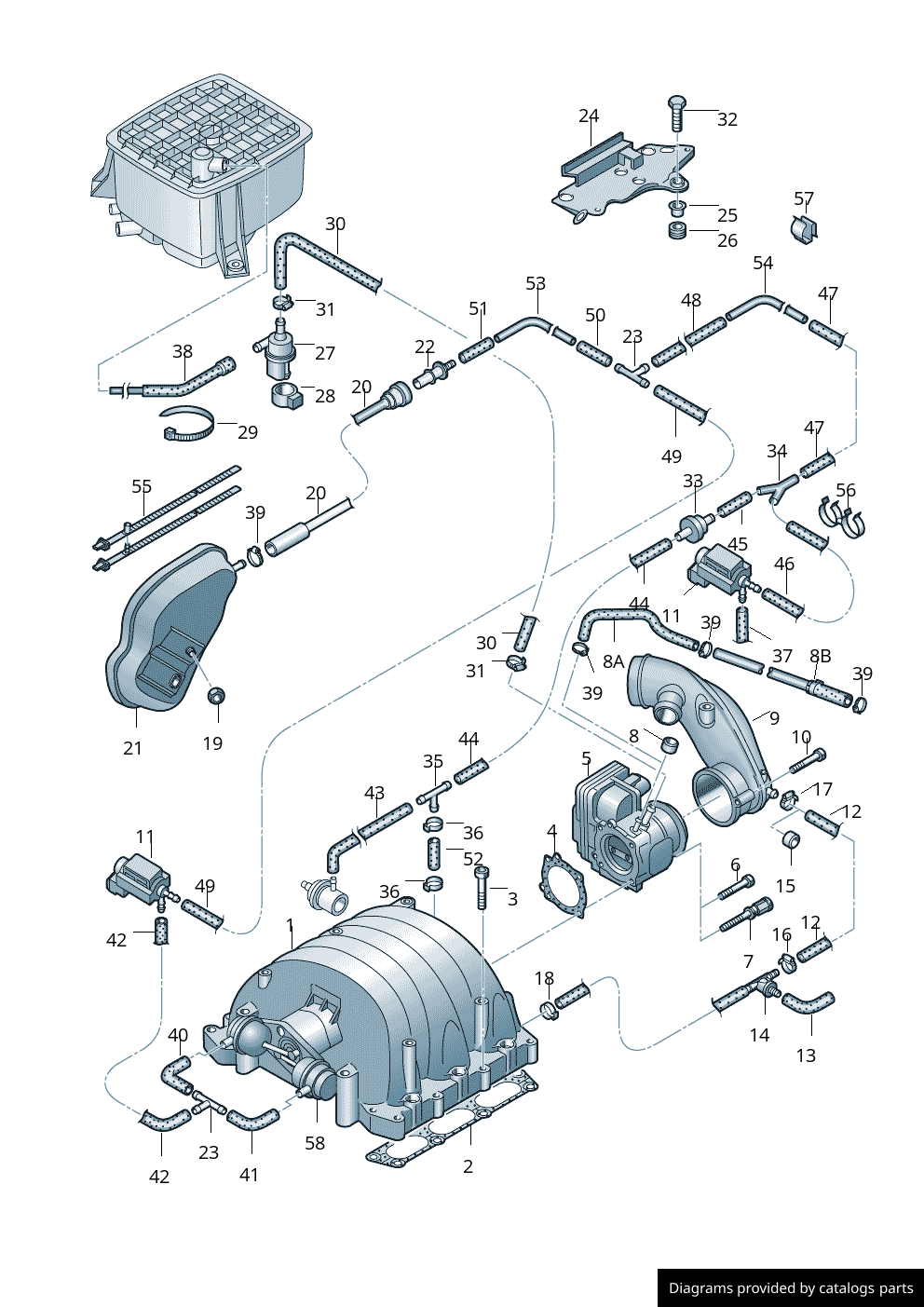 Car part diagram