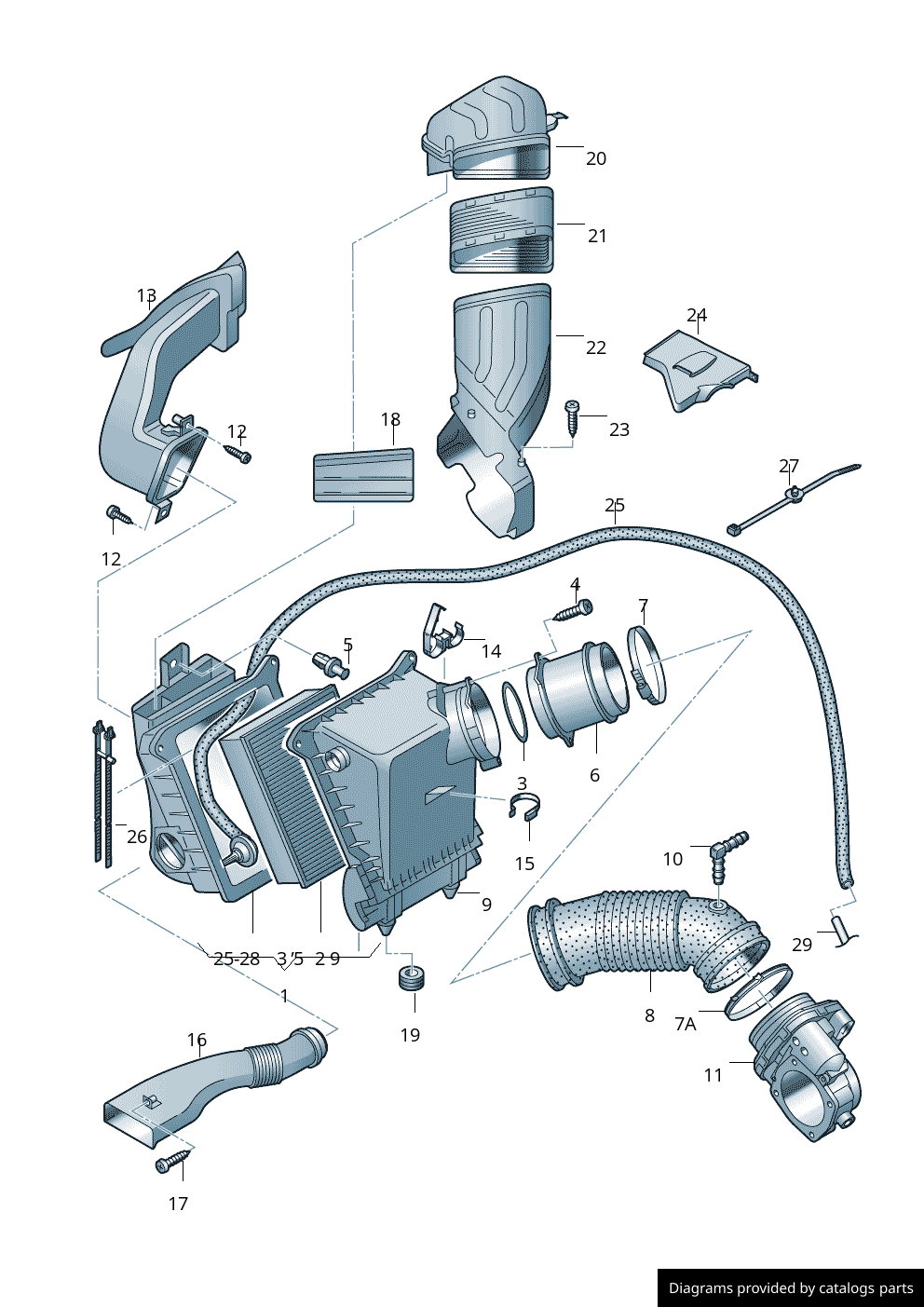 Car part diagram