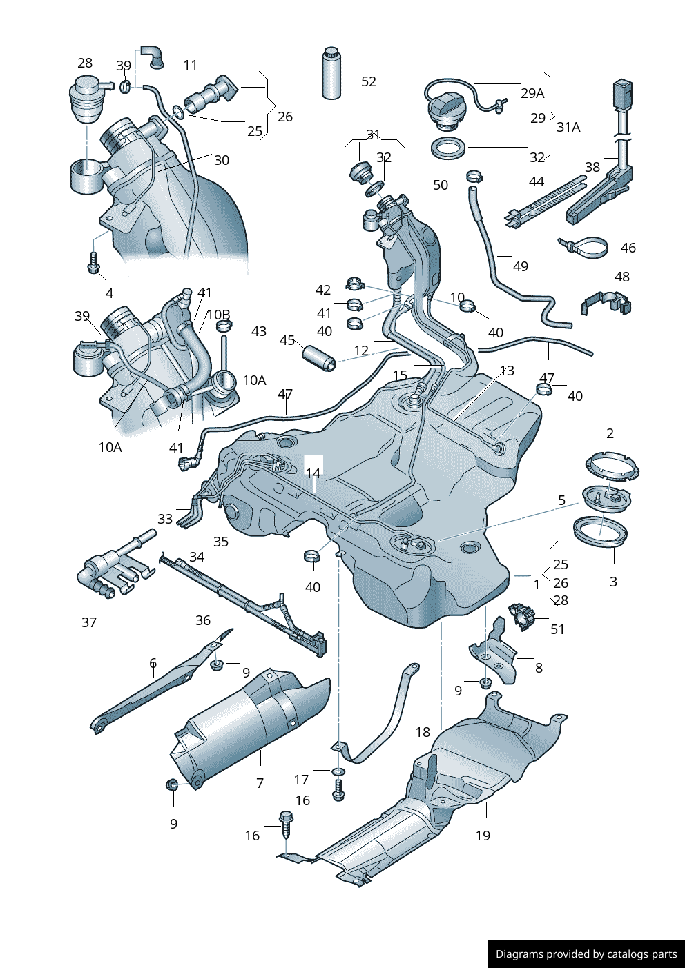 Car part diagram