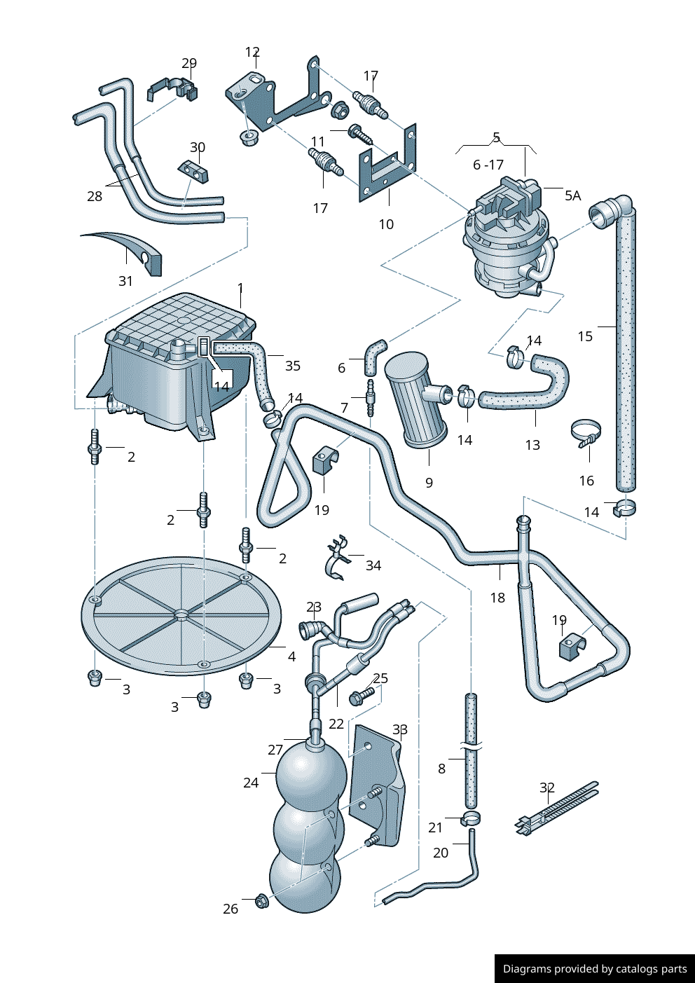 Car part diagram