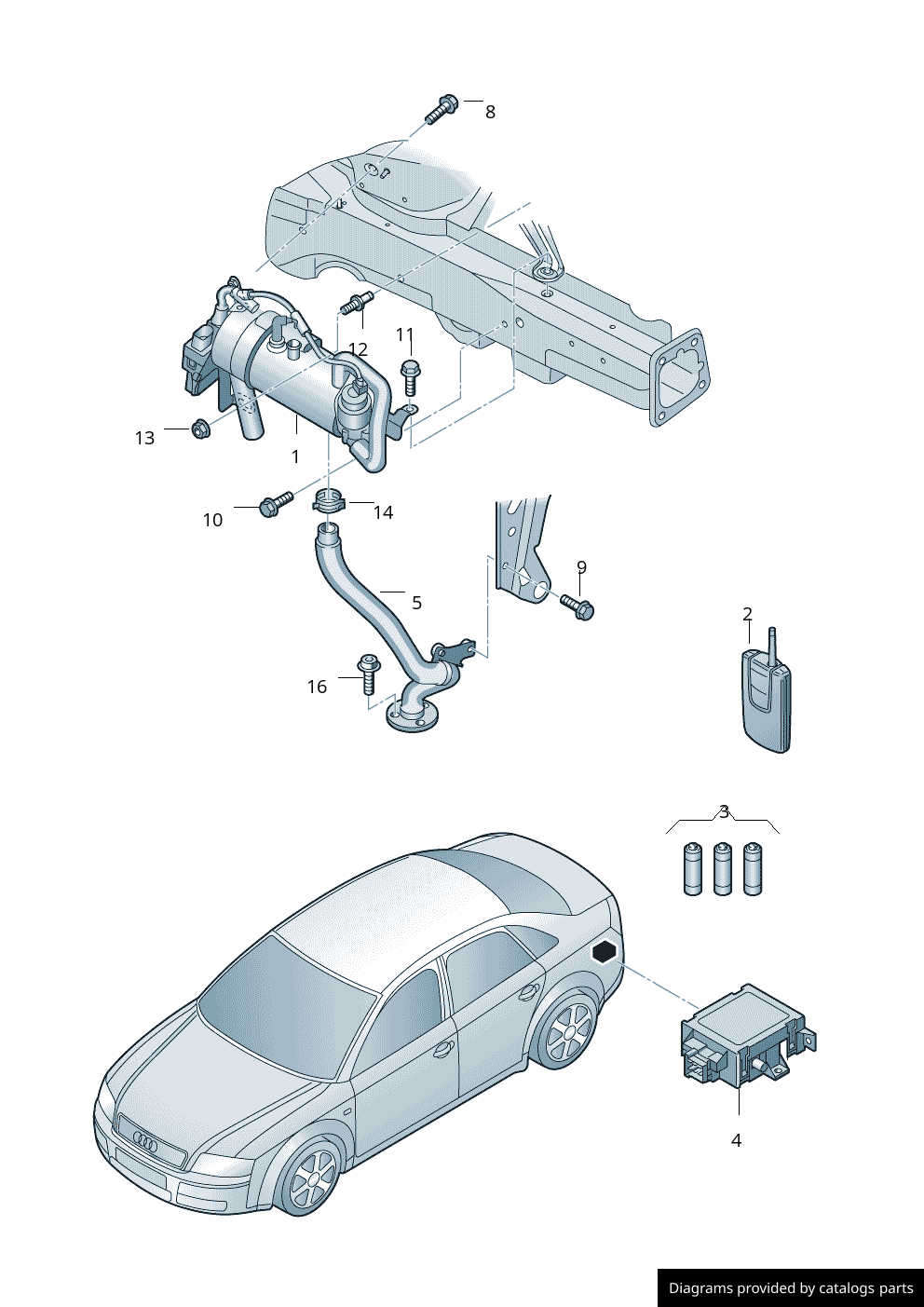 Car part diagram
