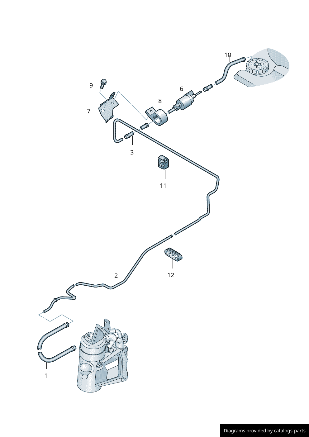Car part diagram