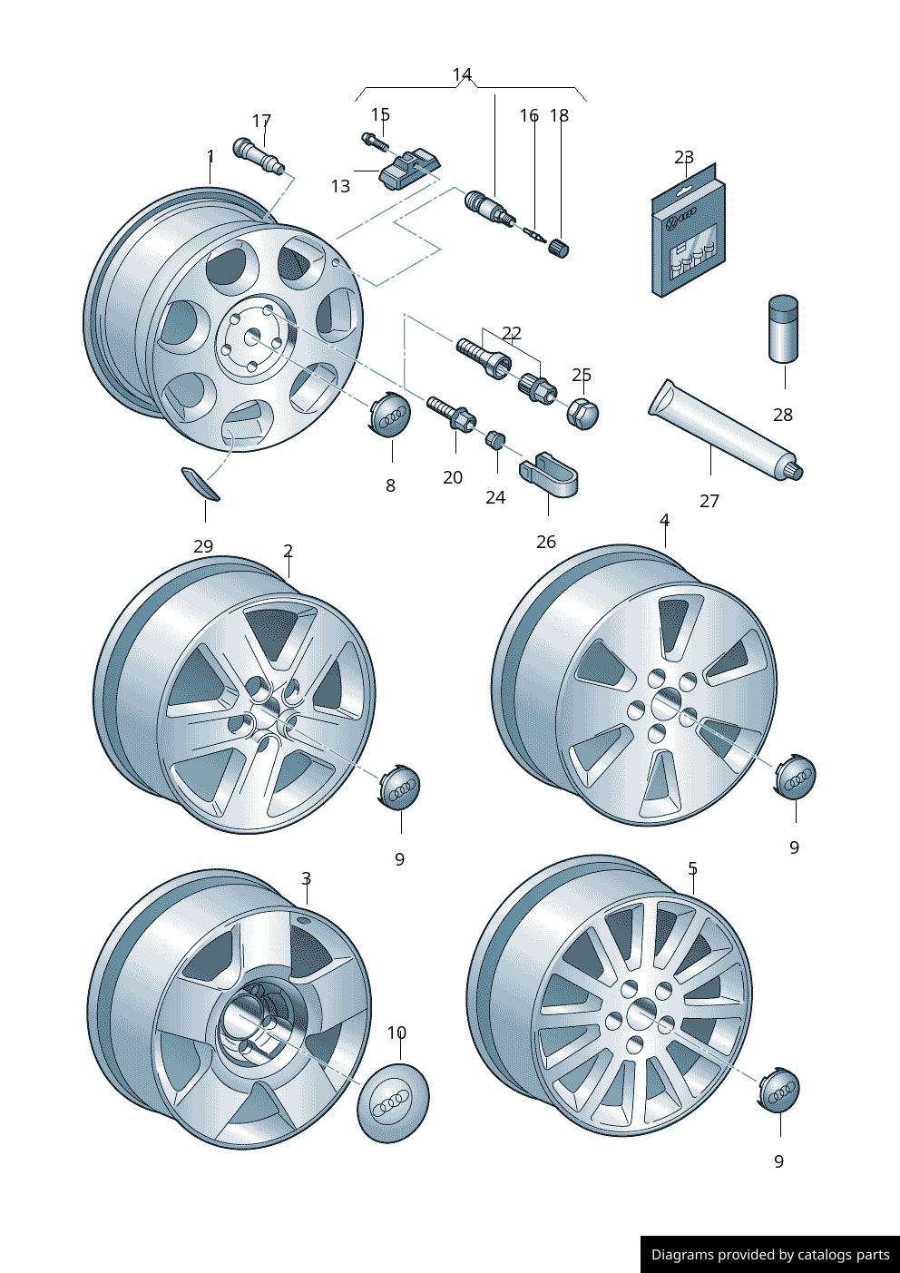 Car part diagram