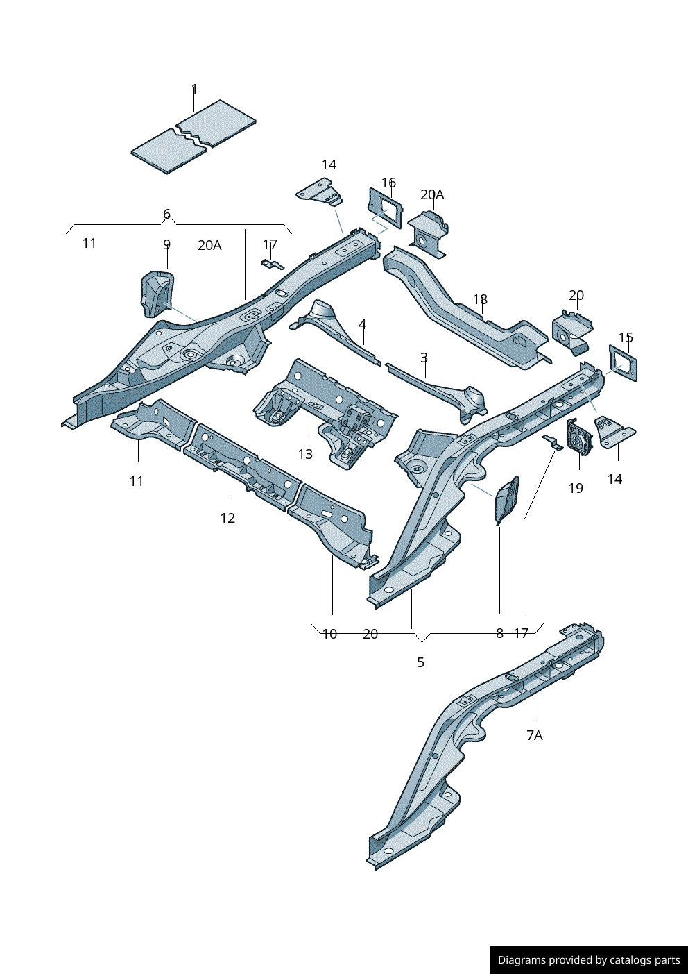 Car part diagram
