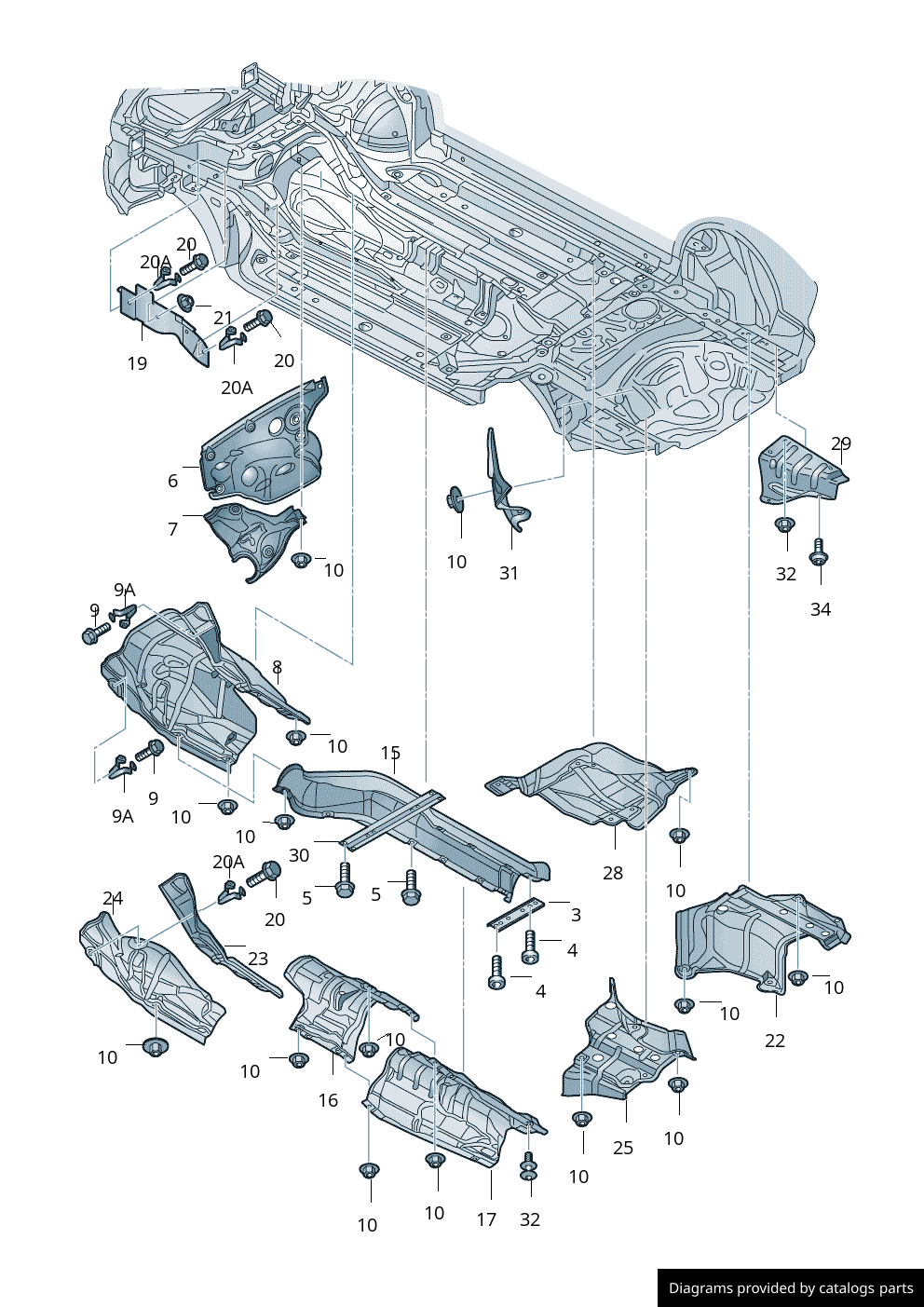 Car part diagram
