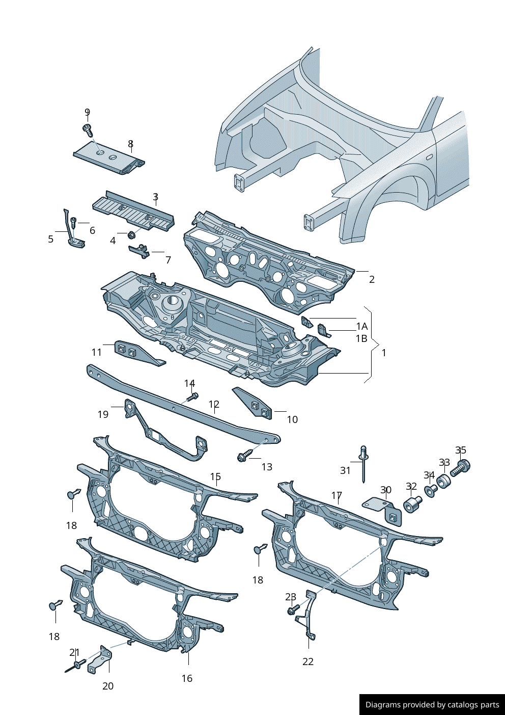 Car part diagram