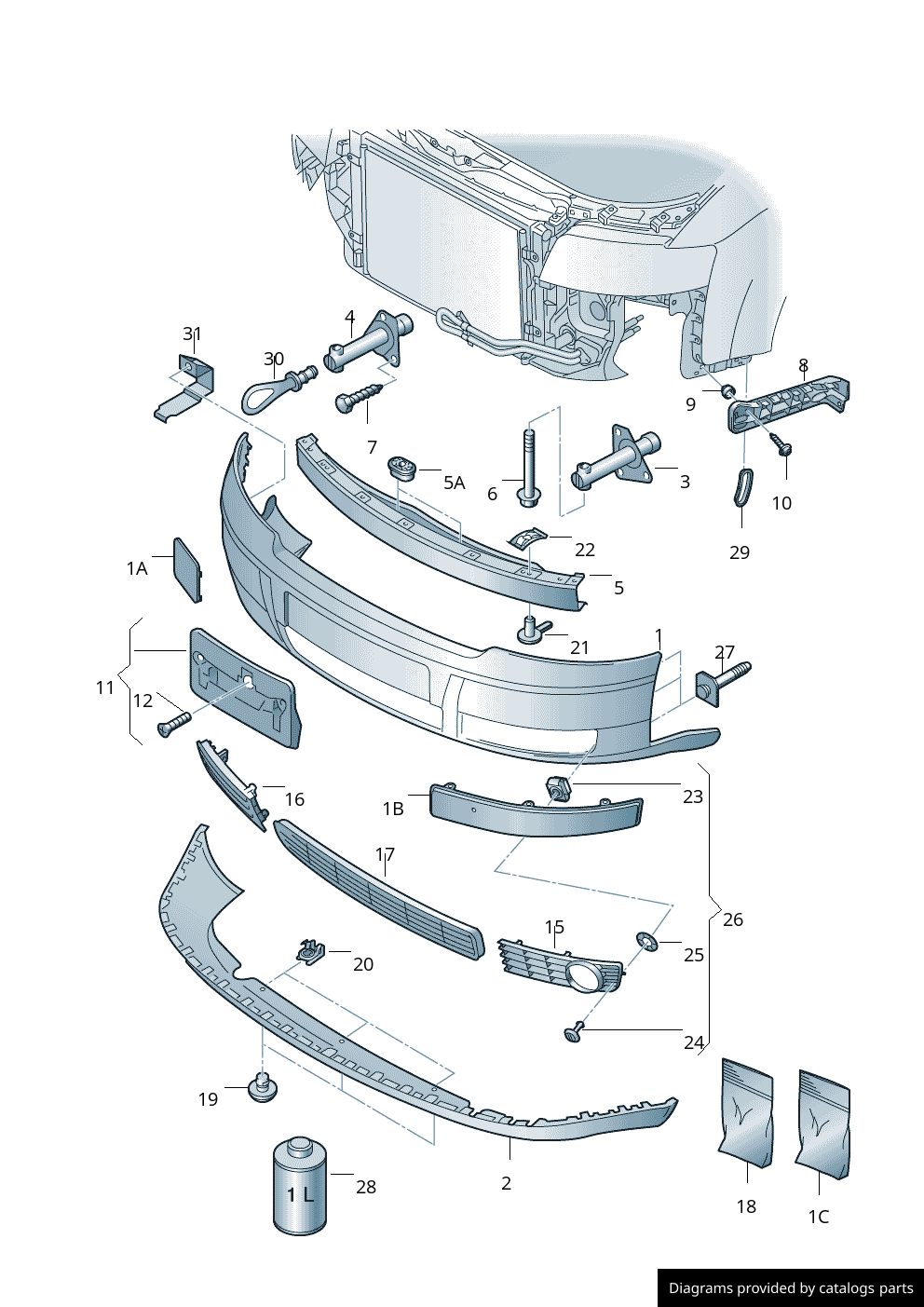 Car part diagram
