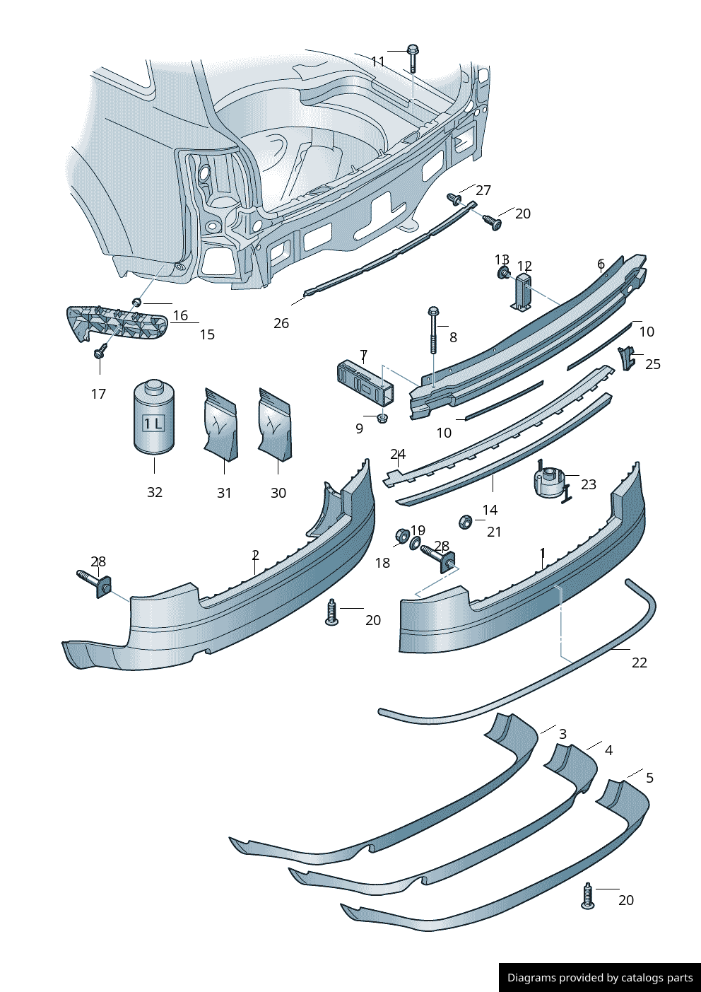 Car part diagram