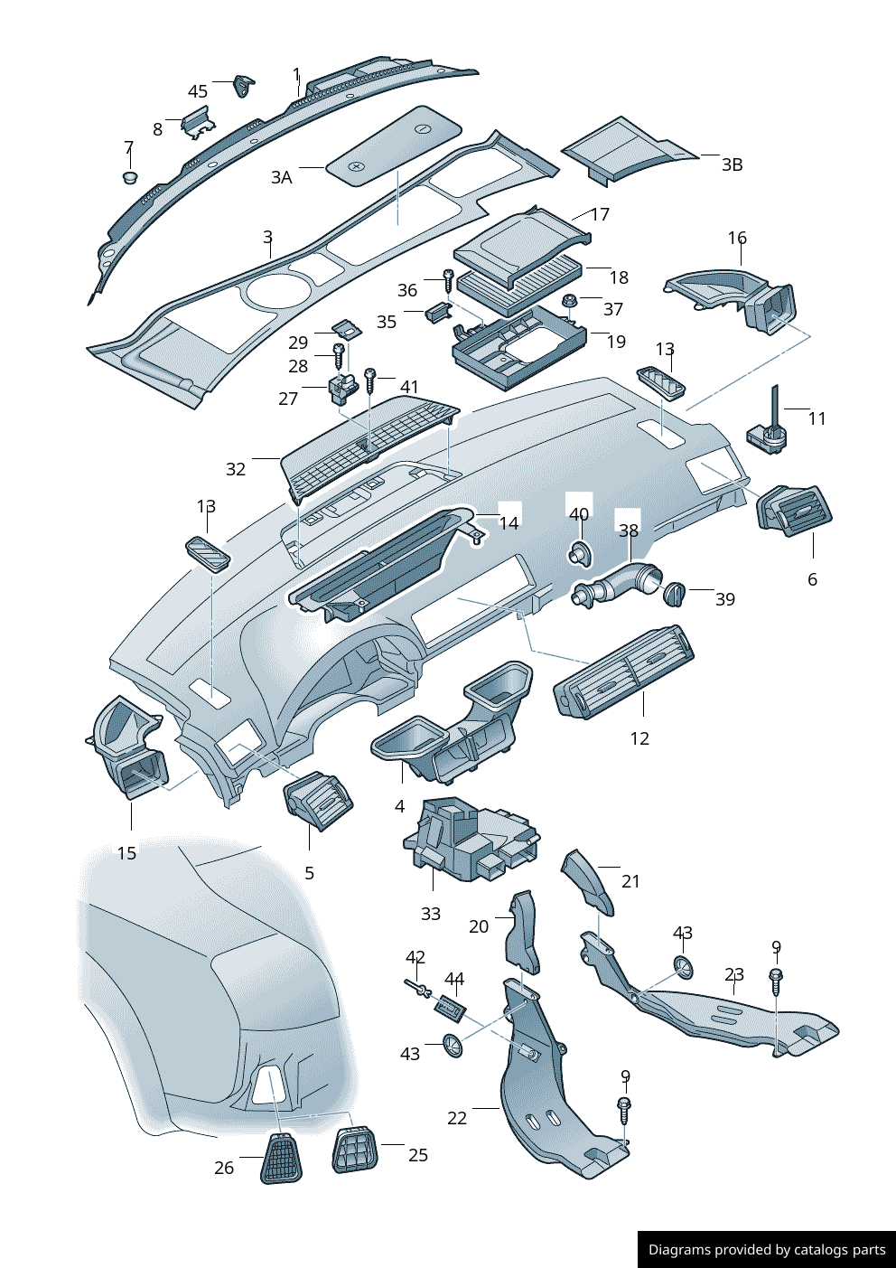 Car part diagram