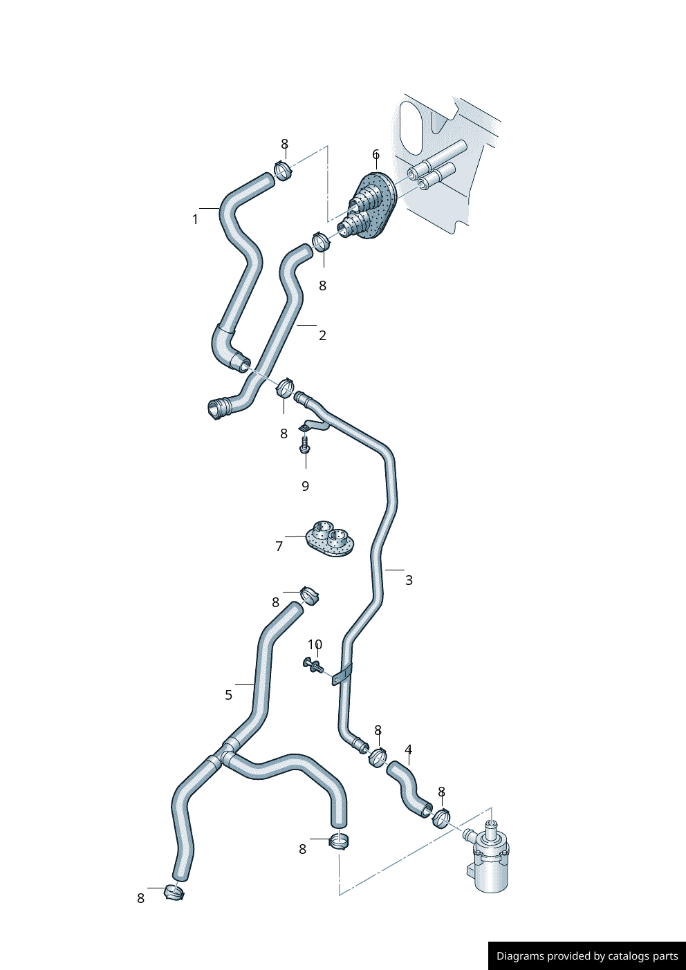 Car part diagram