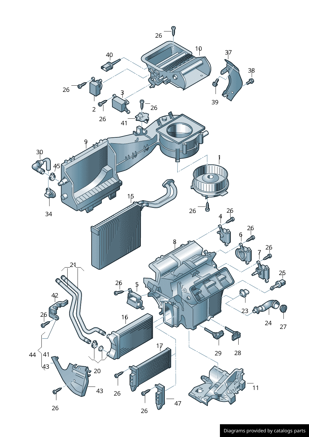 Car part diagram