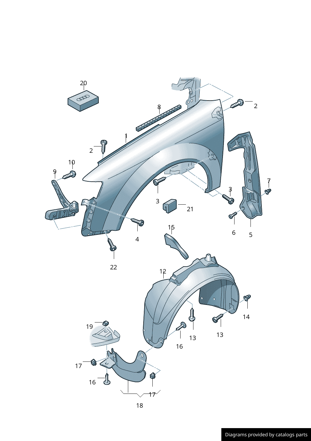 Car part diagram