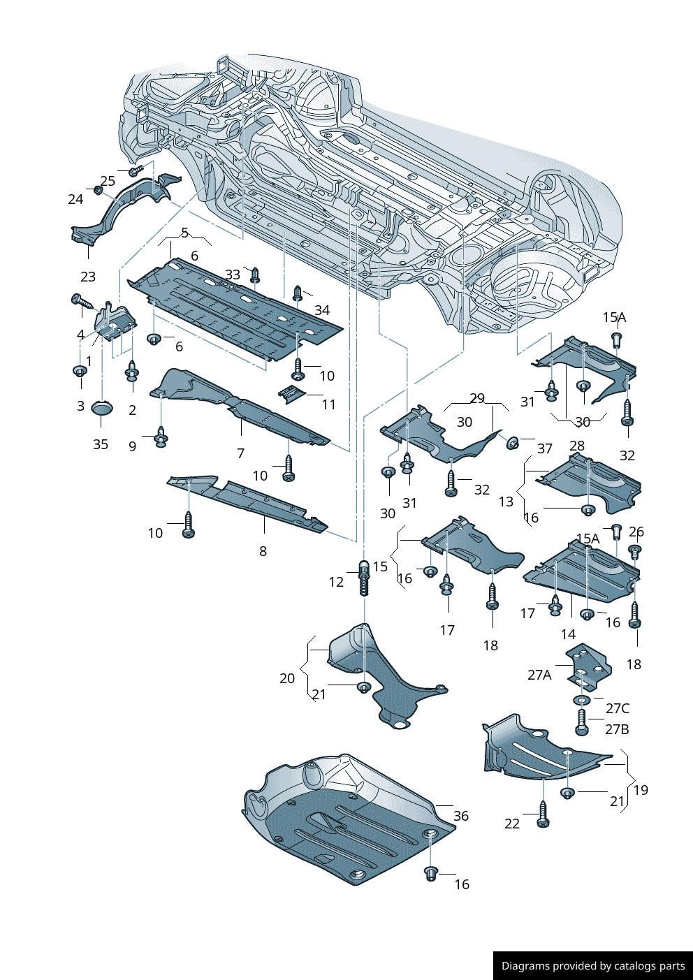 Car part diagram
