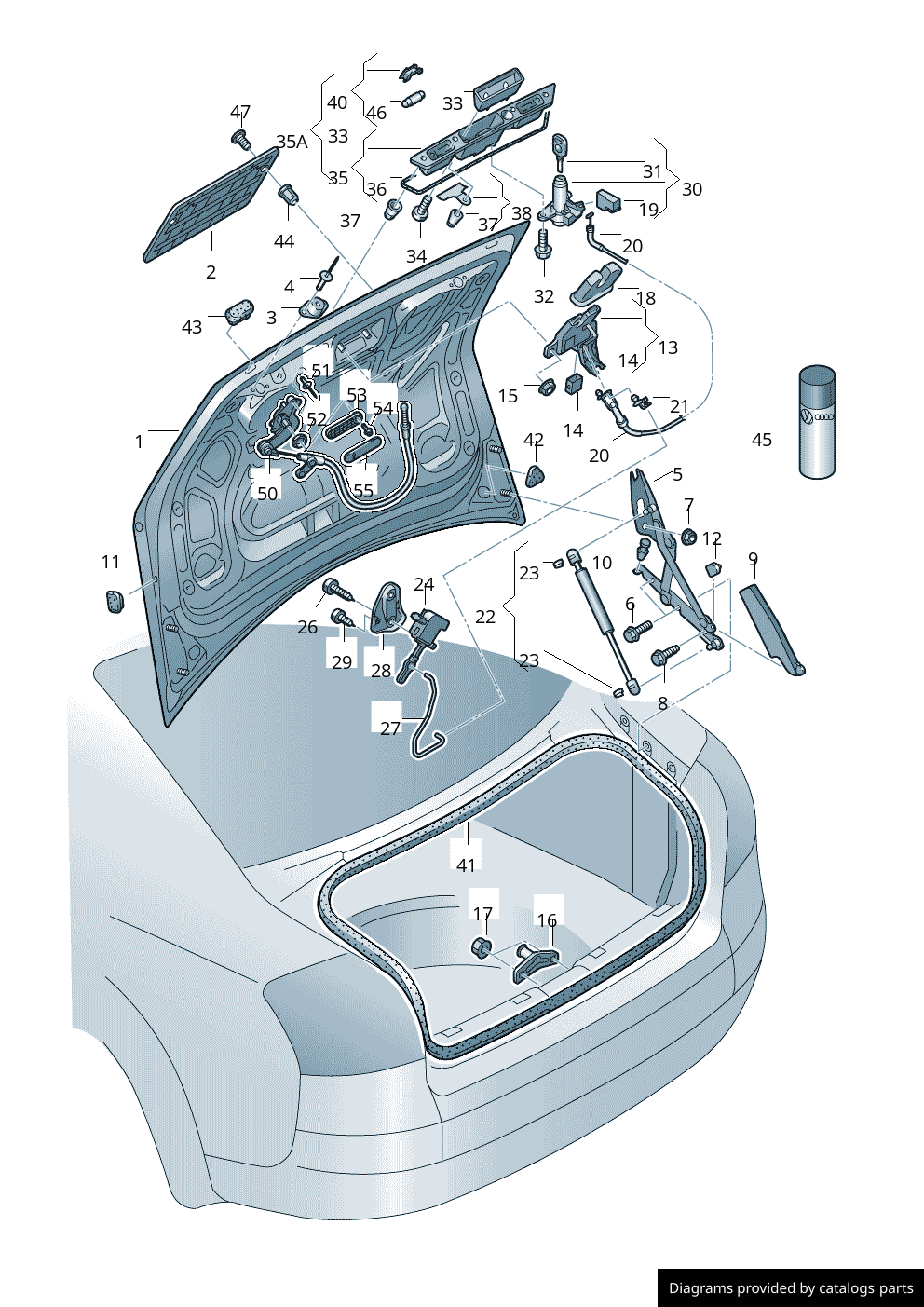 Car part diagram