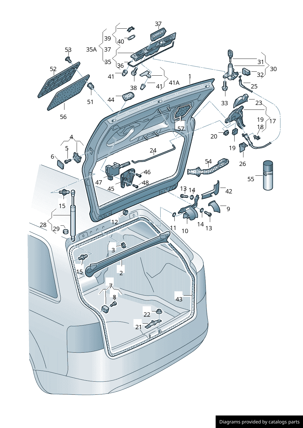 Car part diagram