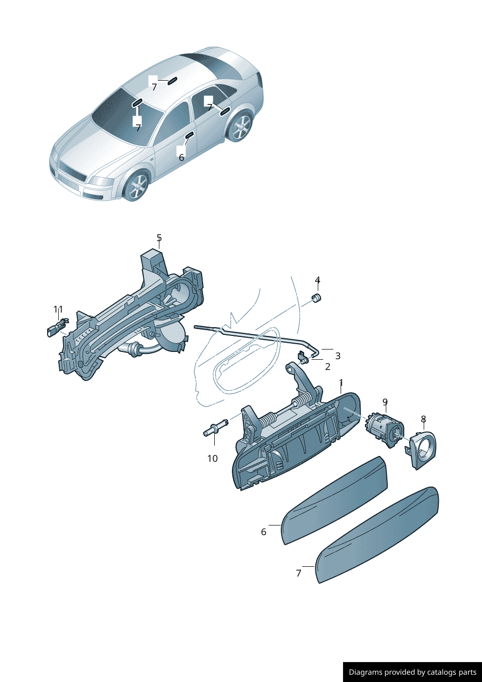 Car part diagram
