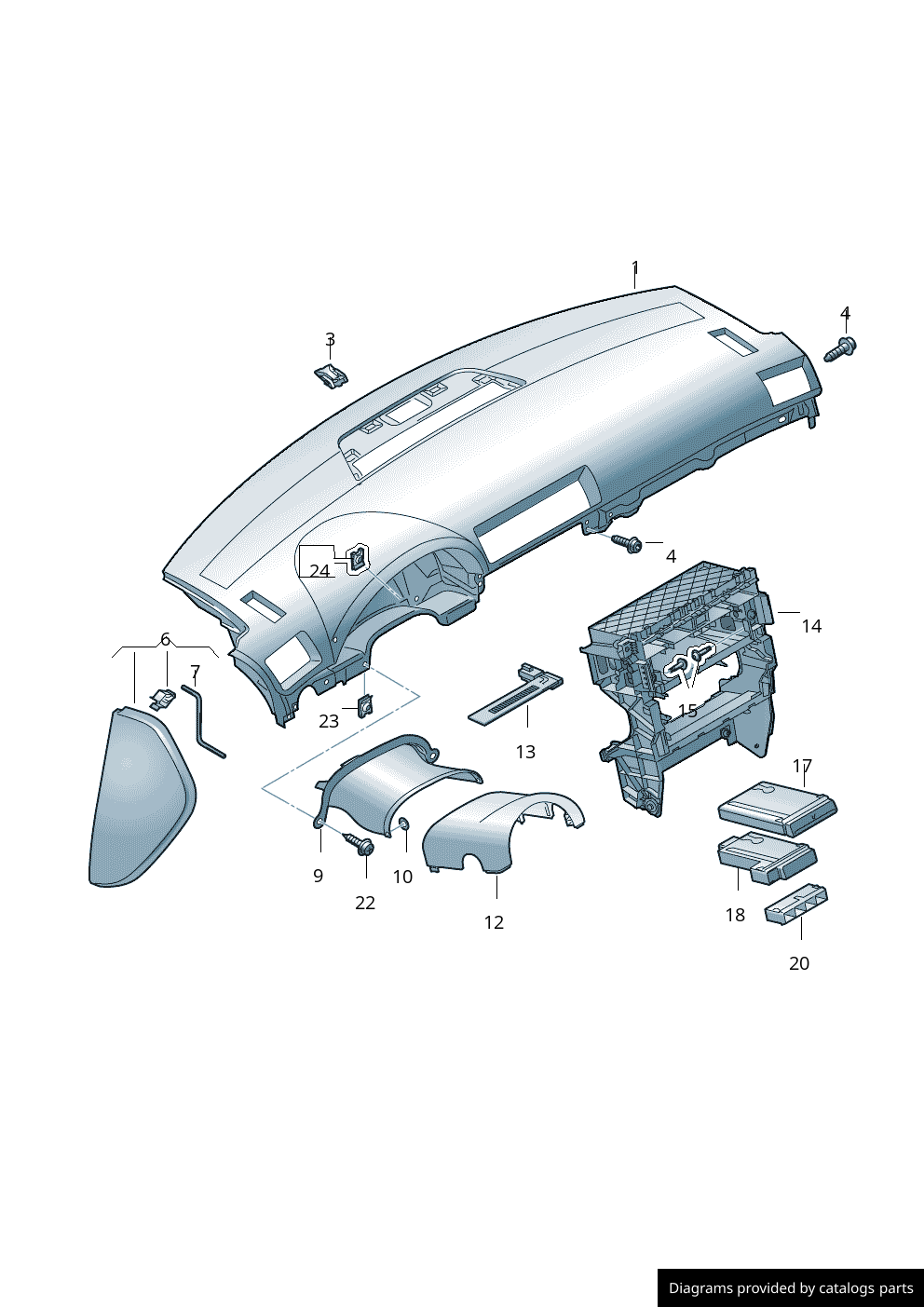 Car part diagram