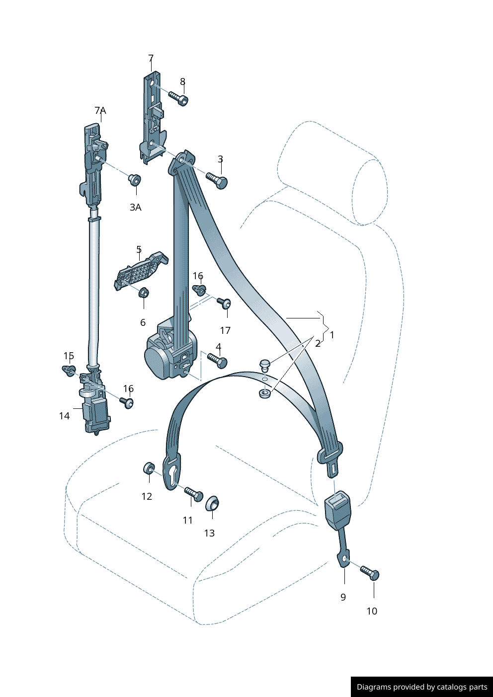 Car part diagram