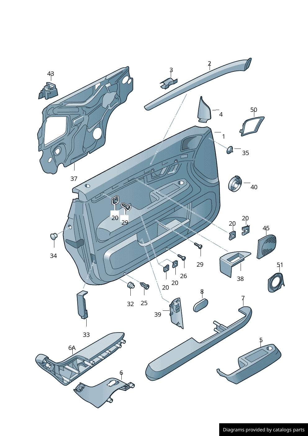 Car part diagram