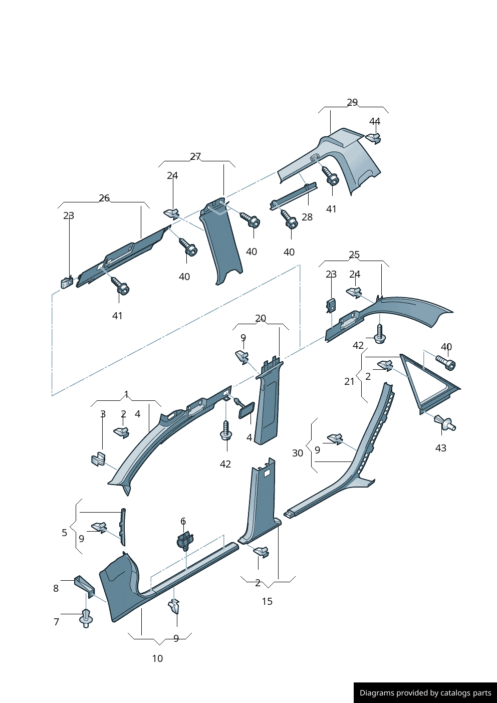 Car part diagram