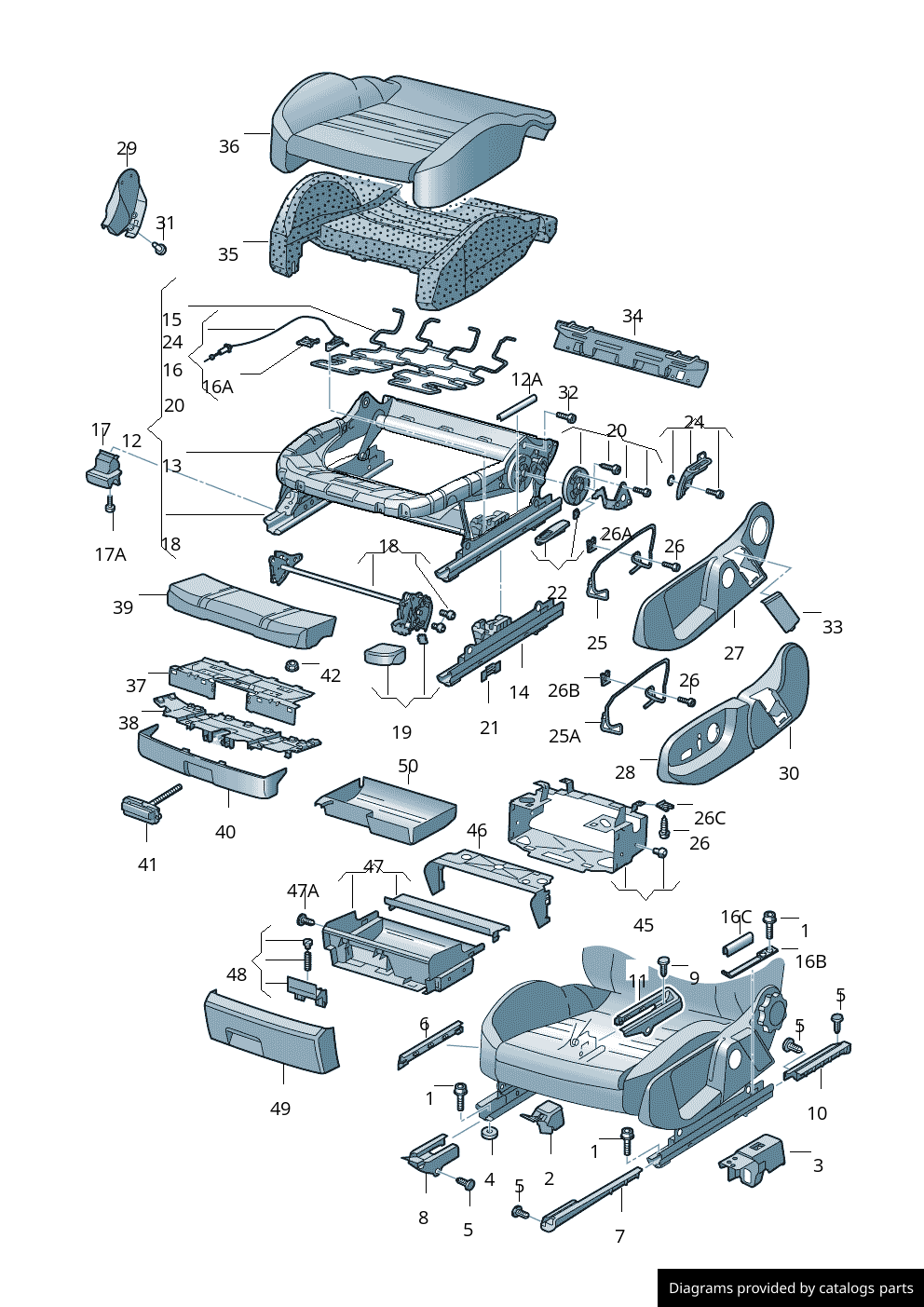Car part diagram