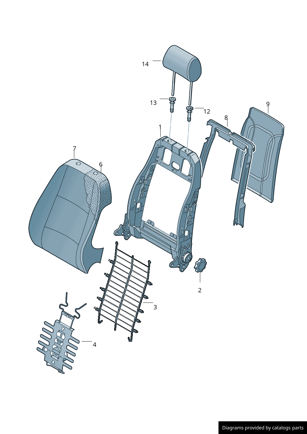 Car part diagram