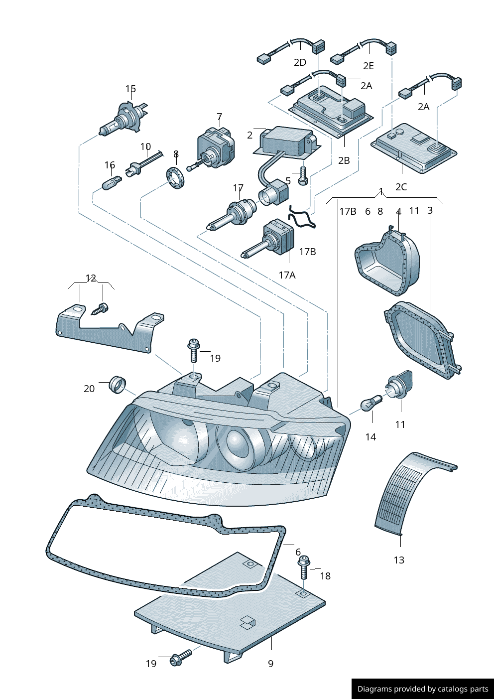 Car part diagram