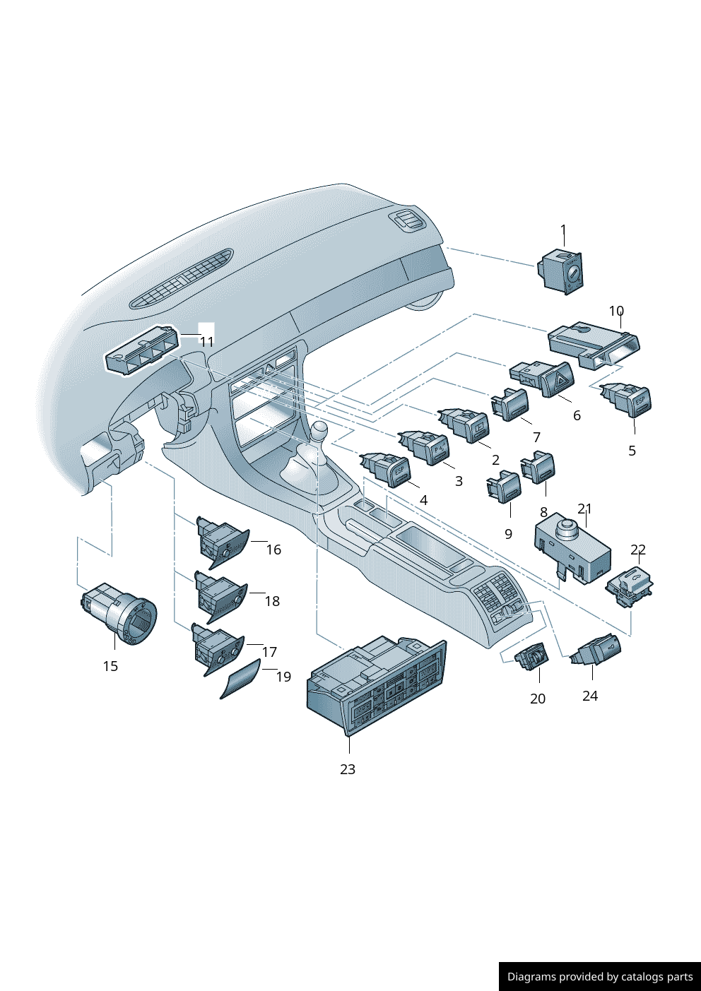 Car part diagram