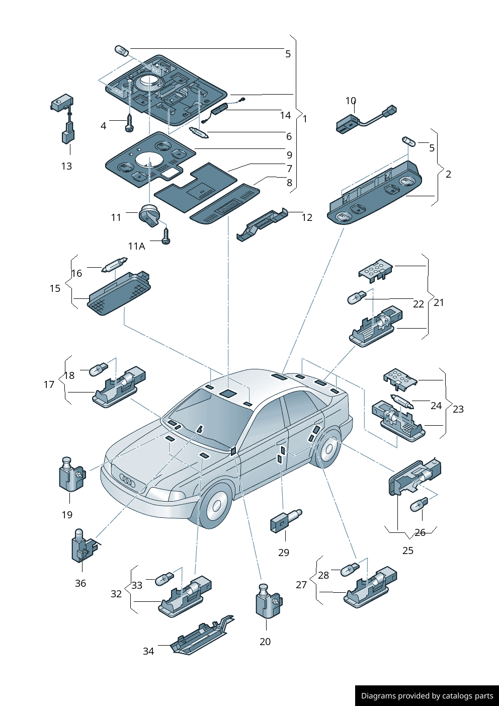 Car part diagram