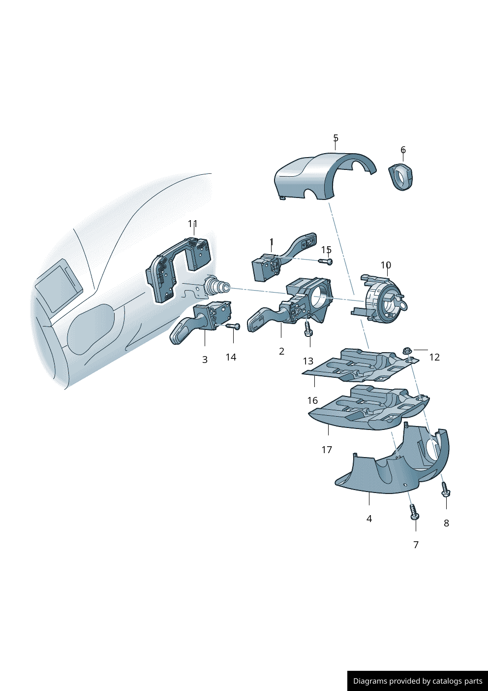 Car part diagram