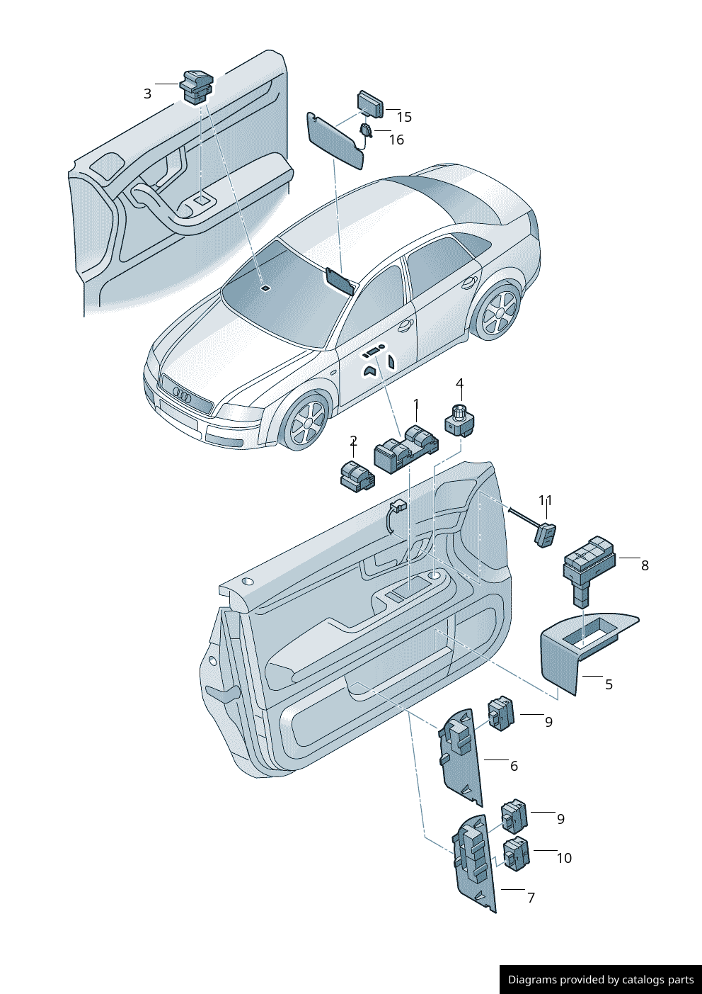 Car part diagram