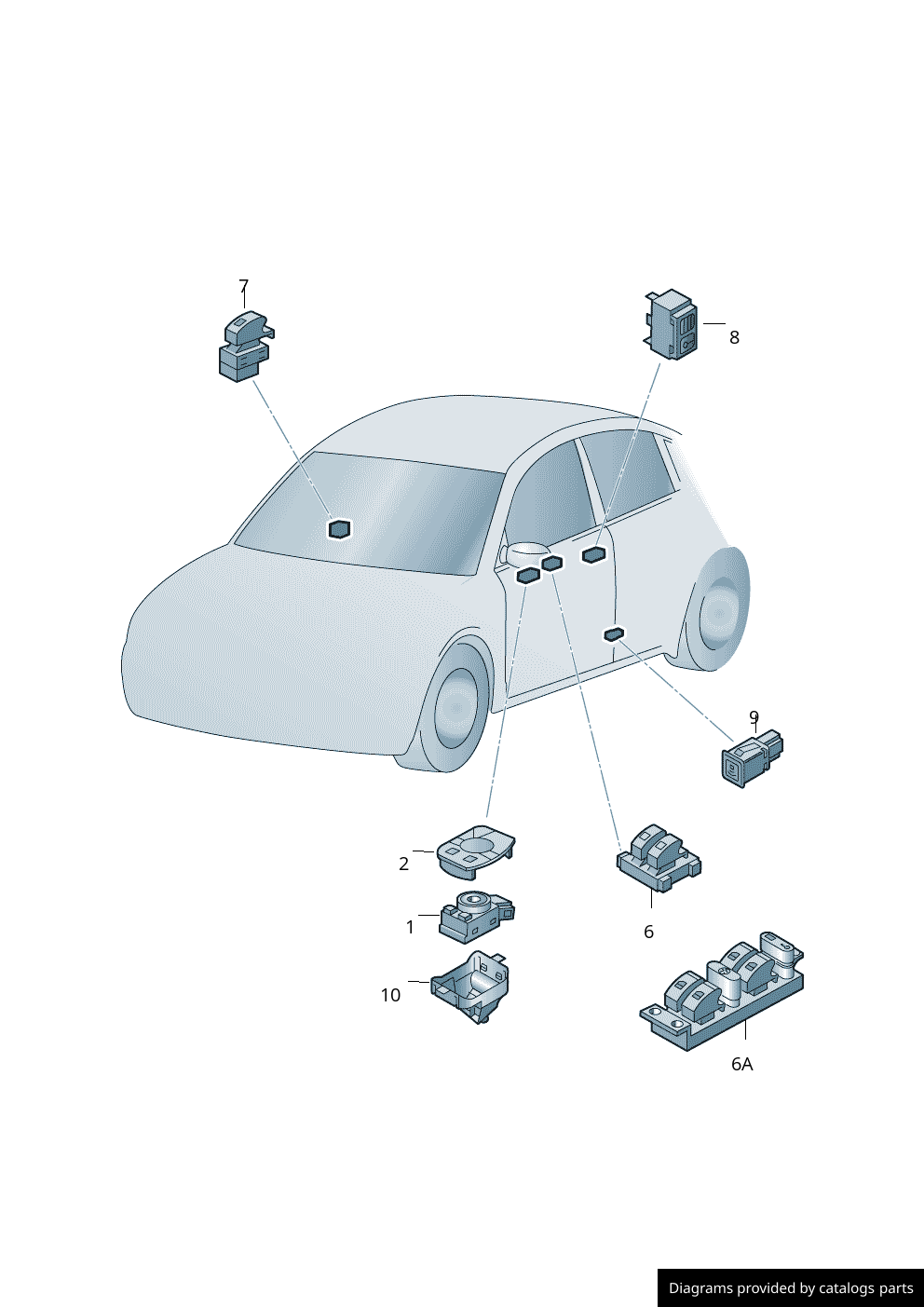 Car part diagram