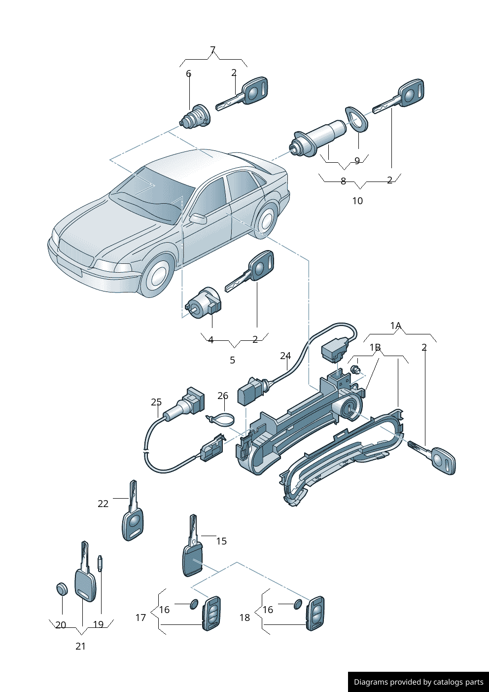 Car part diagram