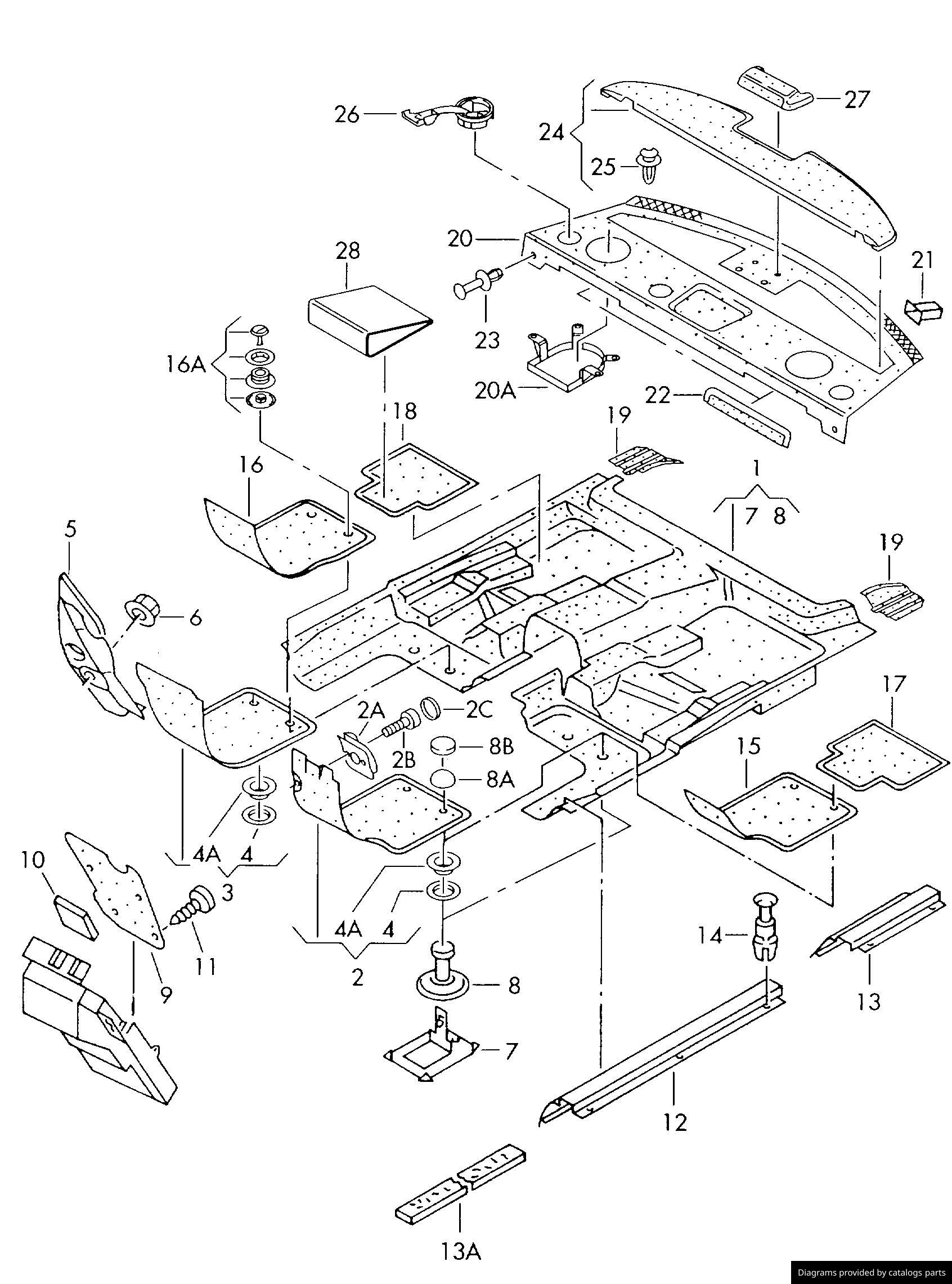 Car part diagram