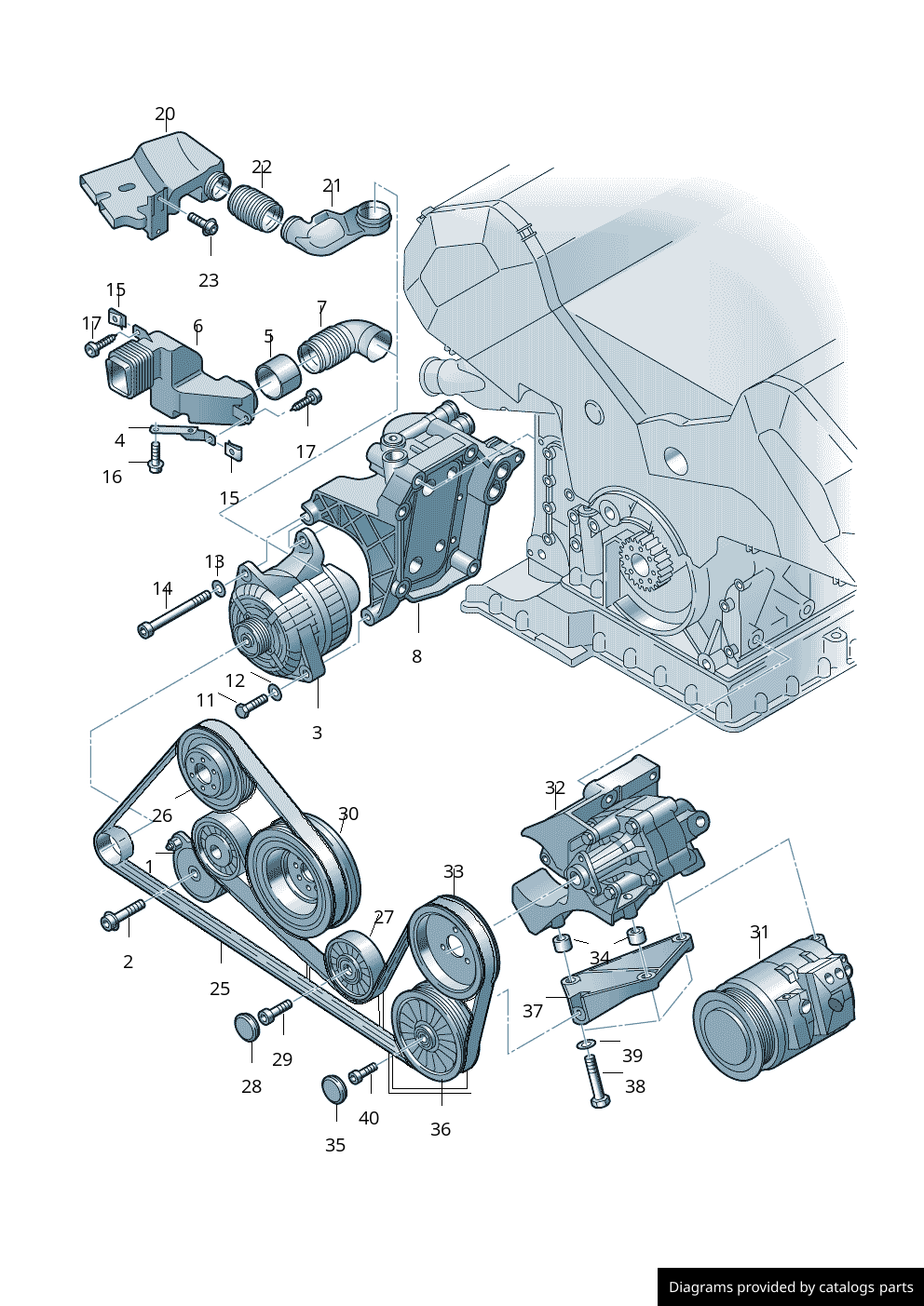 Car part diagram