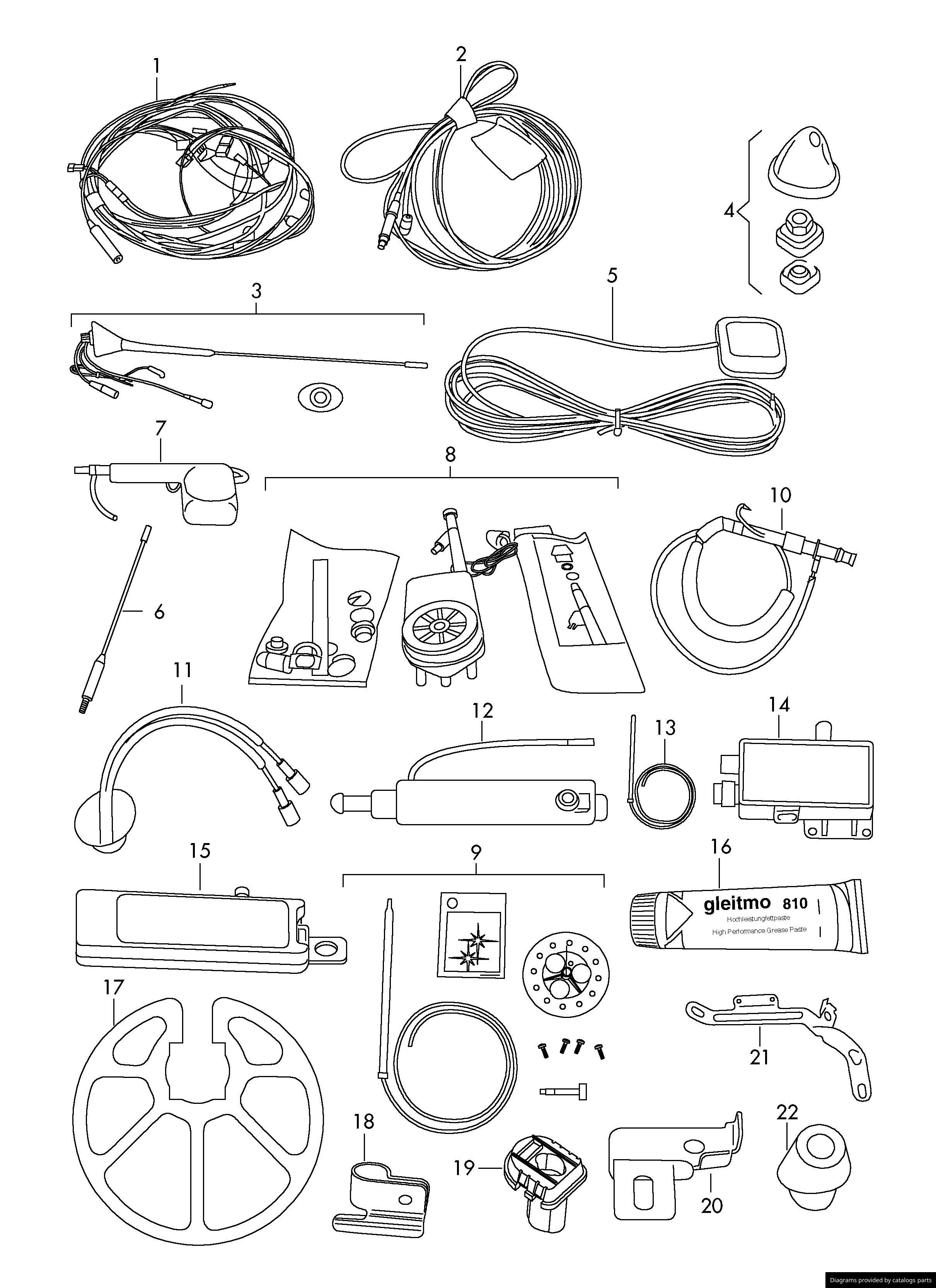Car part diagram