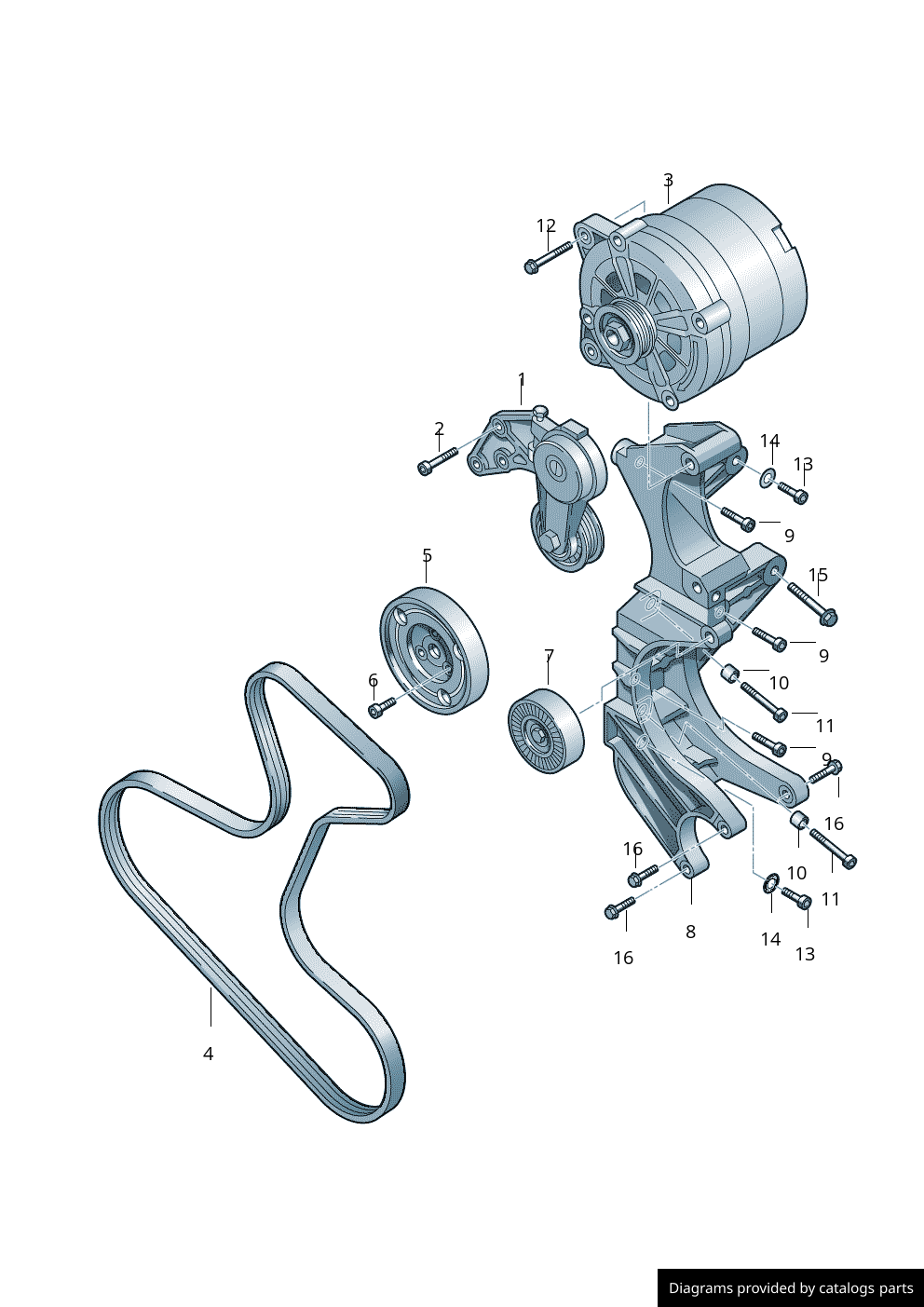 Car part diagram