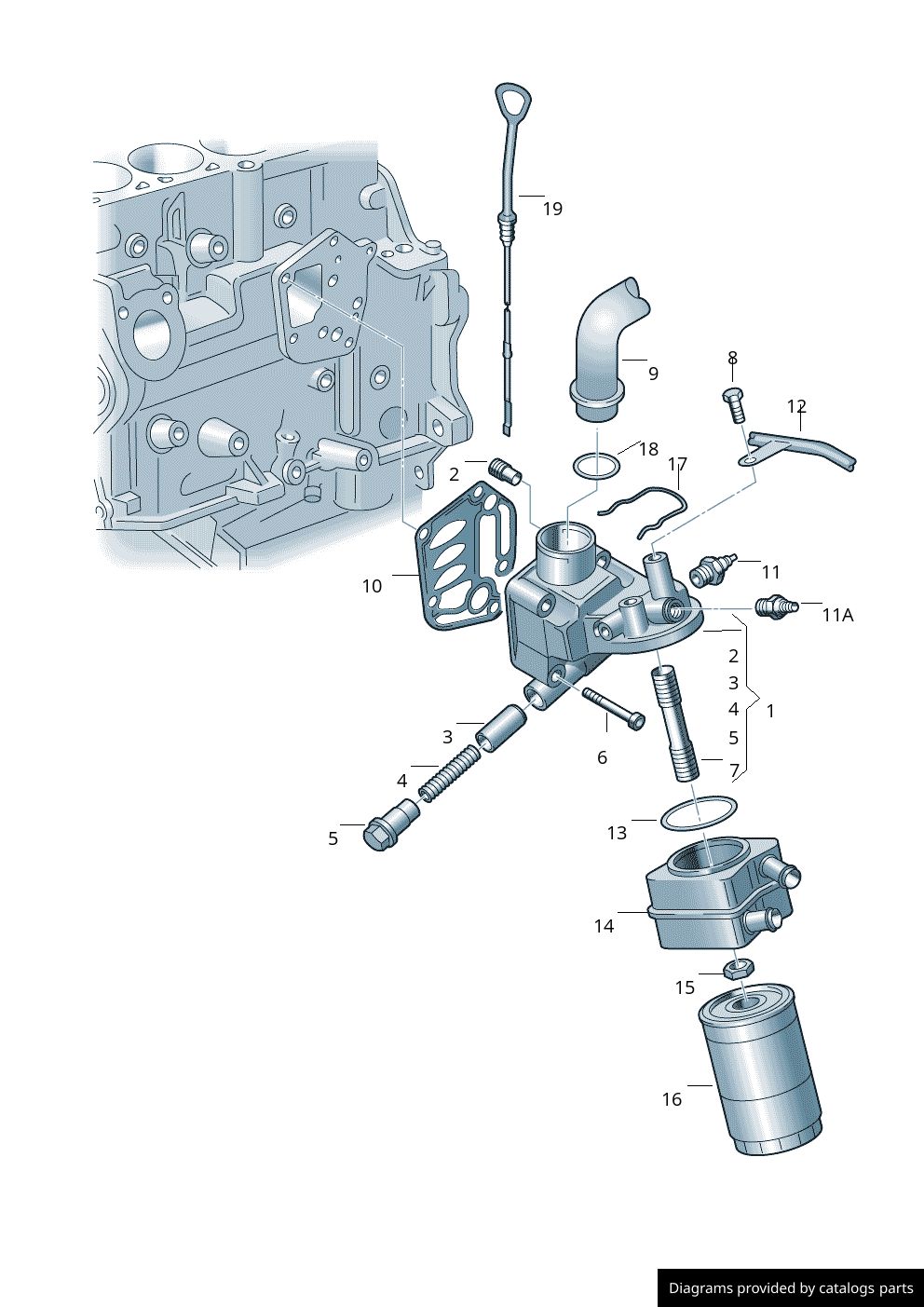 Car part diagram