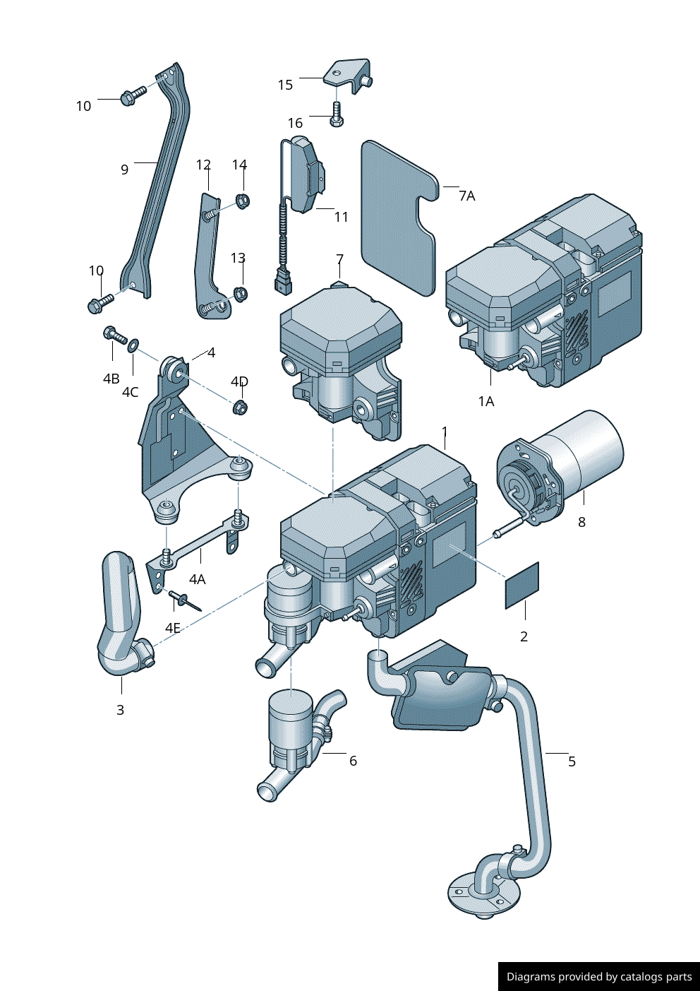 Car part diagram