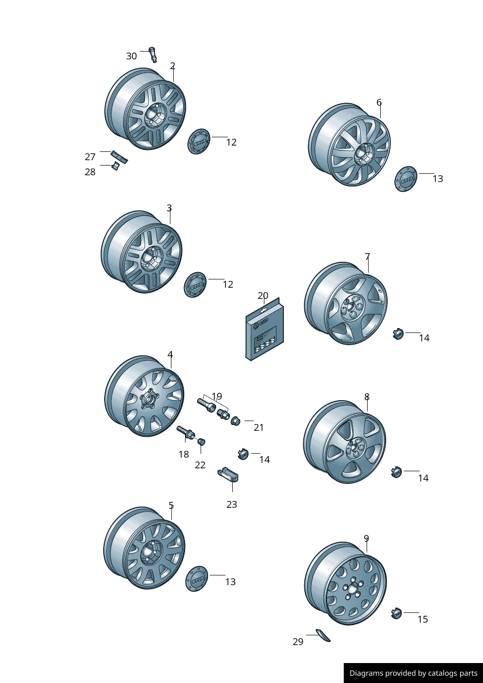 Car part diagram