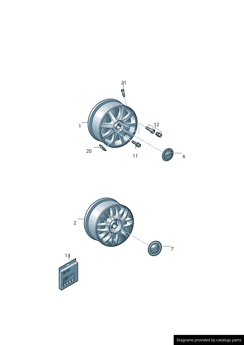 Car part diagram