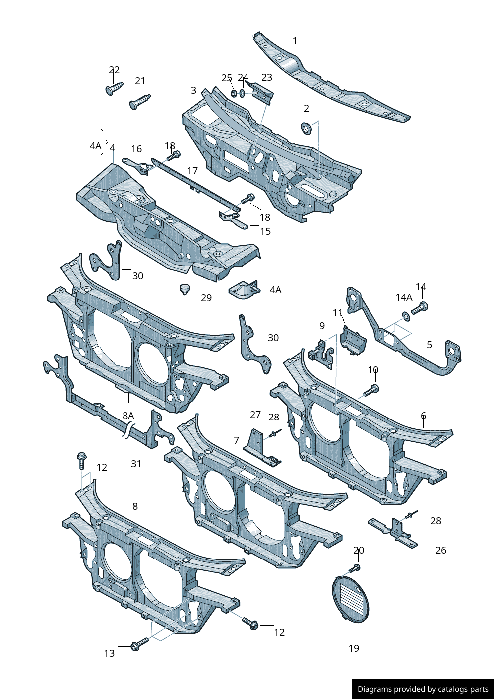 Car part diagram
